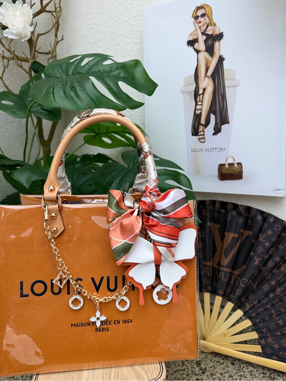 🧡🤍🧡 Louis Vuitton Gift Bag Tote 🧡🤍🧡
